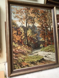 A. Maillien, Herbstlandschaft, Ölgemälde, 1940er