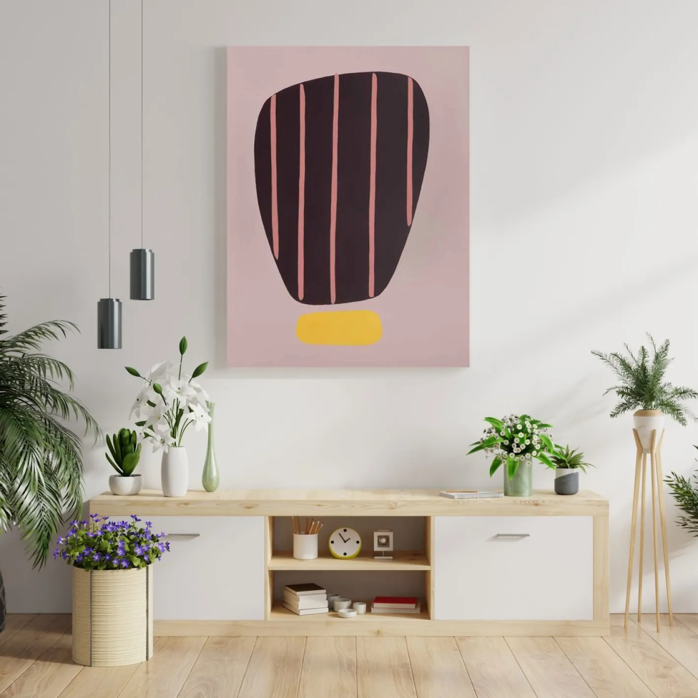 Amanda Andersen, Beaming III, Acrylmalerei auf Leinwand, 2020
