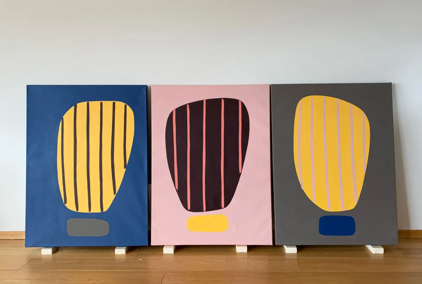 Amanda Andersen, Beaming III, Acrylmalerei auf Leinwand, 2020
