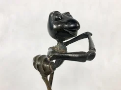Ameisenfiguren Kerzenhalter aus Bronze, 1970er