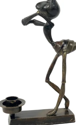 Ameisenfiguren Kerzenhalter aus Bronze, 1970er