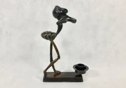 Ameisenfiguren Kerzenhalter aus Bronze, 1970er