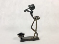 Ameisenfiguren Kerzenhalter aus Bronze, 1970er