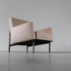 American Parallel Bar Armlehnstuhl & Sofa von Florence Knoll für Knoll Inc./Knoll International, 1960er, 2er Set