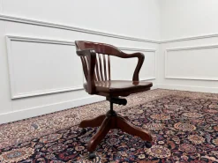 Amerikanischer Bürostuhl aus Teakholz