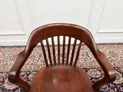 Amerikanischer Bürostuhl aus Teakholz