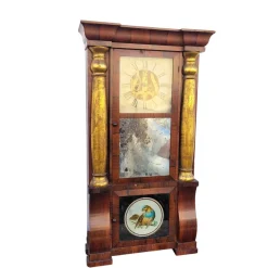Amerikanische Wanduhr von Seth Thomas