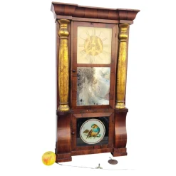 Amerikanische Wanduhr von Seth Thomas