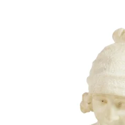 A. Michelotti Skulptur Büste aus Marmor, 19. Jh