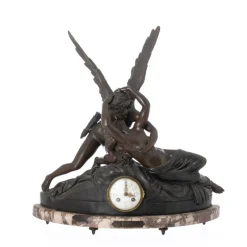 Amour et Psyche Tischuhr, 19. Jh