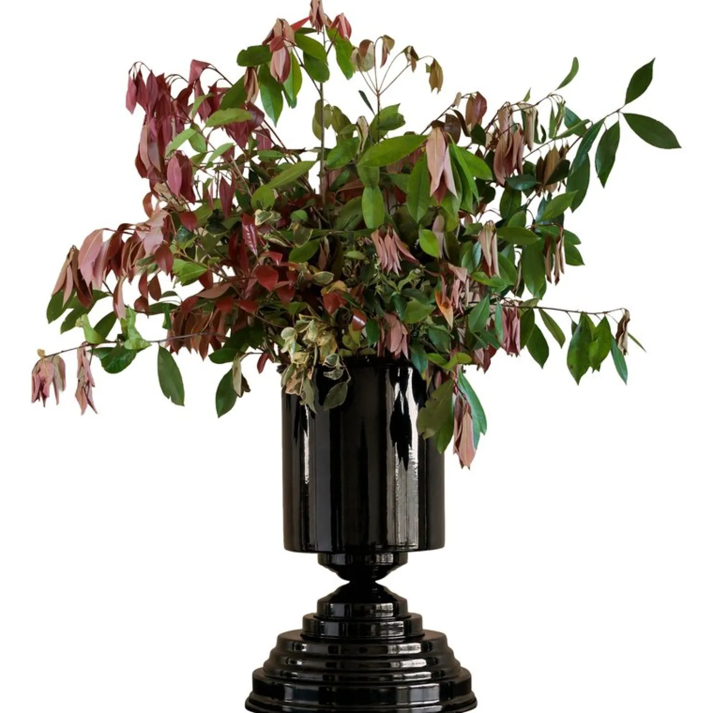 Amphora Maxi Vase aus hochglanzlackiertem Aluminium von Caspal