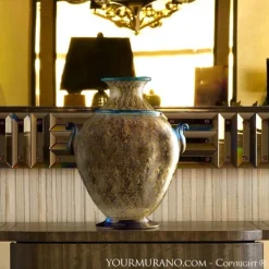 Amphora Vase aus Muranoglas von YourMurano