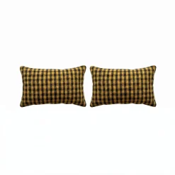Anatolischer Kelim Lumbar Kissenbezug, 2010er, 2er Set
