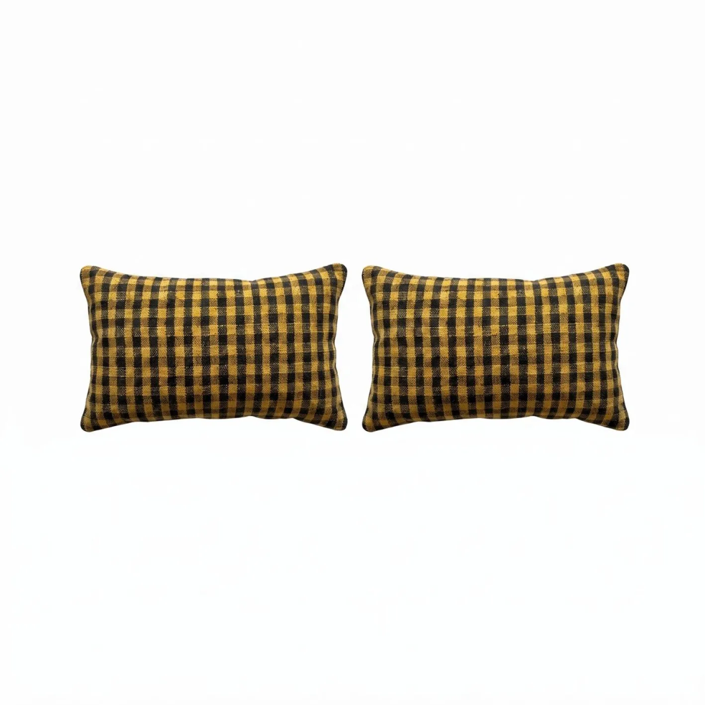 Anatolischer Kelim Lumbar Kissenbezug, 2010er, 2er Set