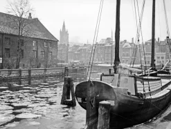 An der Alten Universität Königsberg, Ostpreußen, Deutschland, 1934, Schwarz-Weiß-Fotografie