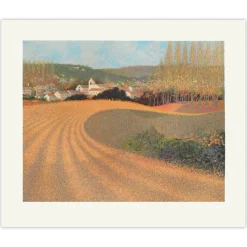 André Bourrié, Autumn at Vauhallan, Lithographie