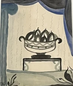 André Derain, Stillleben, Original Gouache Zeichnung