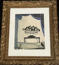André Derain, Stillleben, Original Gouache Zeichnung