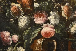 Andrea Scacciati, Blumenstillleben, 1600er, Öl auf Leinwand, Gerahmt