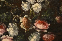 Andrea Scacciati, Blumenstillleben, 1600er, Öl auf Leinwand, Gerahmt