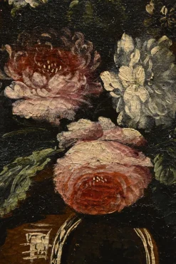 Andrea Scacciati, Blumenstillleben, 1600er, Öl auf Leinwand, Gerahmt