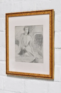 André Lhote, Abstrakte Komposition, 1920er, Bleistiftzeichnung, Gerahmt