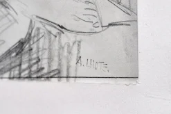 André Lhote, Abstrakte Komposition, 1920er, Bleistiftzeichnung, Gerahmt