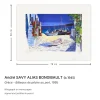 André Savy Alias Bongibault, Griechische Fischerboote im Hafen, 1995, Lithographie