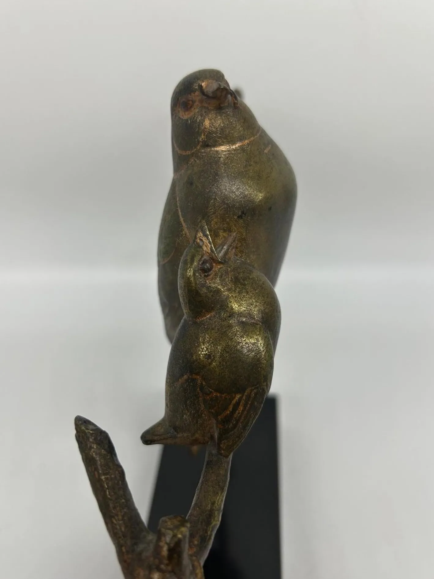 André Vincent Becquerel, Tierskulptur, 1920er-1940er, Bronze auf Marmorsockel