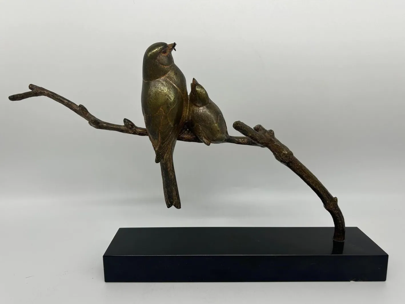 André Vincent Becquerel, Tierskulptur, 1920er-1940er, Bronze auf Marmorsockel