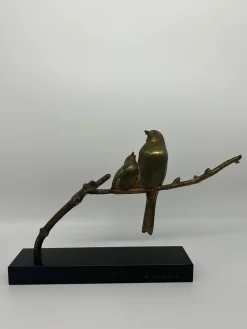 André Vincent Becquerel, Tierskulptur, 1920er-1940er, Bronze auf Marmorsockel