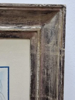 Angelo Canevari, Reiter, 1980er, Aquarell, Gerahmt