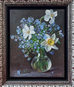 Anna Silabrama, Springtime Harmony, 2024, Acrylbild auf Leinwand