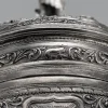 Antike burmesische Betel Box aus Silber auf Ständer, Rangeun, 1890