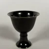 Antike chinesische monochrom schwarze Porzellanschale, 1700er