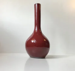 Antike chinesische Sang de Boeuf Keramikvase