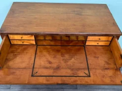 Antike deutsche Biedermeier Kommode aus Nussholz, 19. Jh