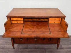 Antike deutsche Biedermeier Kommode aus Nussholz, 19. Jh