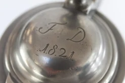 Antike deutsche Krüge aus Zinn, frühes 19. Jh., 4er Set