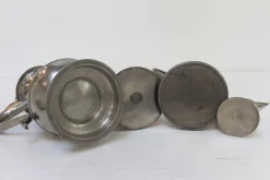 Antike deutsche Krüge aus Zinn, frühes 19. Jh., 4er Set