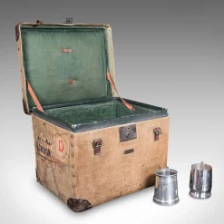 Antike edwardianische Reisekoffer, 1910, 3er Set