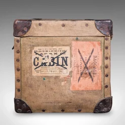 Antike edwardianische Reisekoffer, 1910, 3er Set