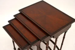 Antike edwardianische Satztische, 1900, 4er Set