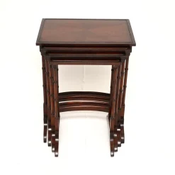 Antike edwardianische Satztische, 1900, 4er Set