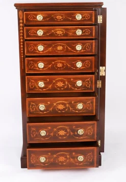 Antike edwardianische Wellington Kommode von J Shoolbred, 1900