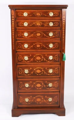 Antike edwardianische Wellington Kommode von J Shoolbred, 1900