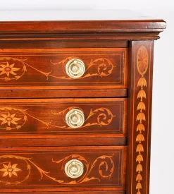 Antike edwardianische Wellington Kommode von J Shoolbred, 1900