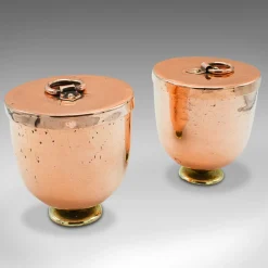 Antike englische Eisformen, 1890er, 2er Set