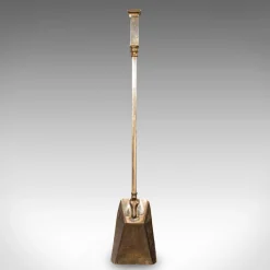 Antike englische Kaminbesteck aus Messing im viktorianischen Stil, 1900er, 3er Set