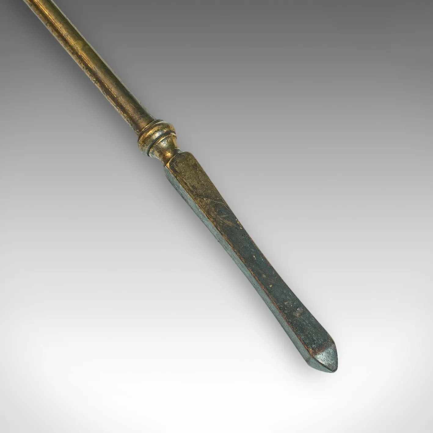 Antike englische Kaminbesteck im viktorianischen Jugendstil, 1900er, 4er Set